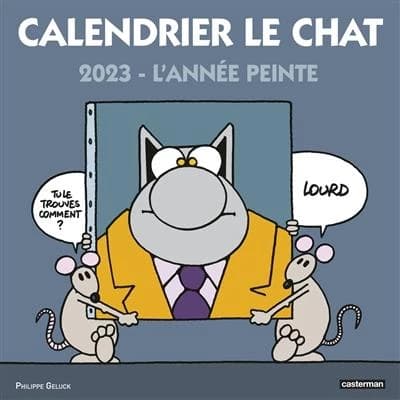 Le chat : l'année peinte ; calendrier (édition 2023)