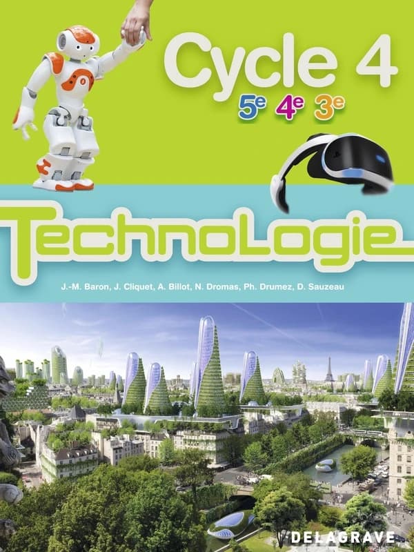 Technologie ; cycle 4 ; 5e, 4e, 3e ; bimanuel (édition 2017)