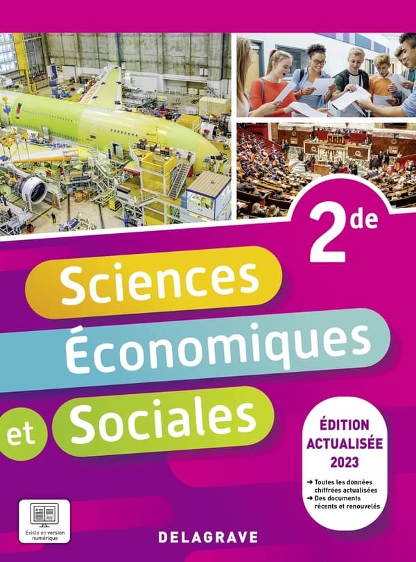 Sciences Économiques et Sociales (SES) : 2de ; Pochette élève (édition 2023)