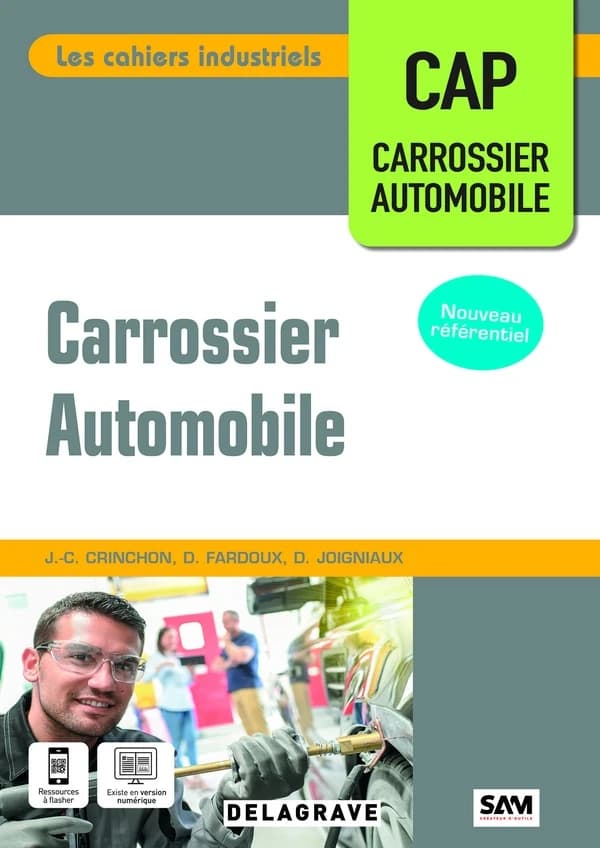 Les cahiers industriels Carrossier automobile CAP (2025)