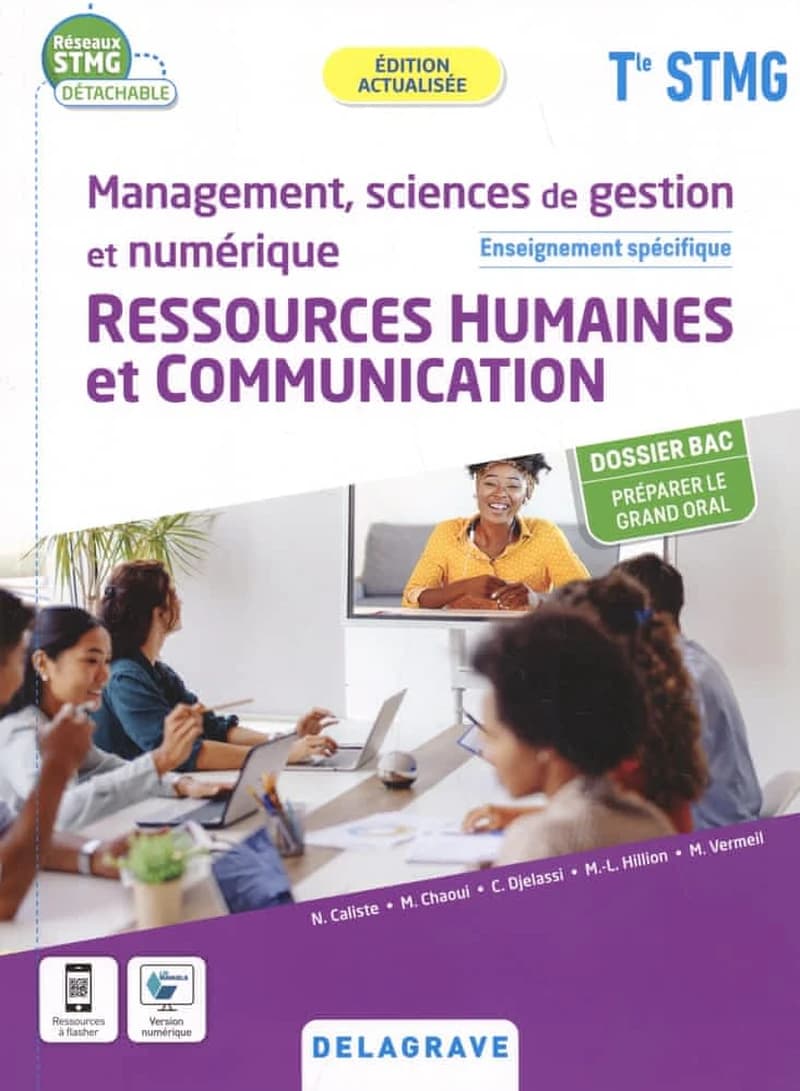 Réseaux STMG : ressources humaines et communication : terminale STMG ; pochette de l'élève (édition 2022)