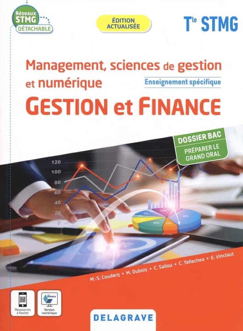 Gestion et finance ; terminale STMG ; pochette élève