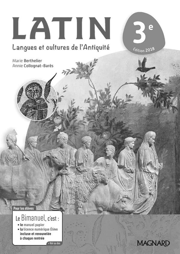 Langues et cultures de l'Antiquité ; latin ; 3e ; livre du professeur (édition 2018)