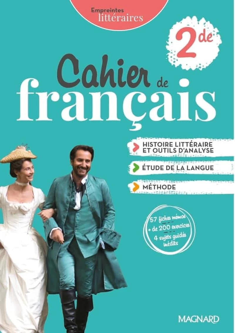 Empreintes littéraires : français ; 2de ; cahier consommable élève (édition 2021)