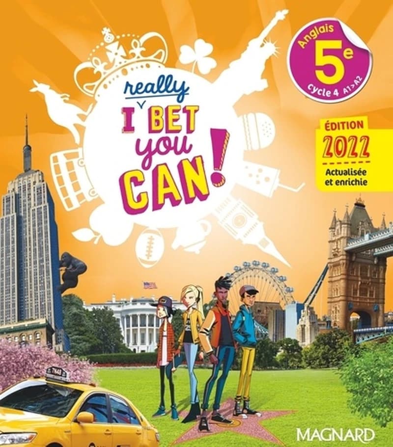 I really Bet You Can! : anglais : 5e ; manuel de l'élève (édition 2022)