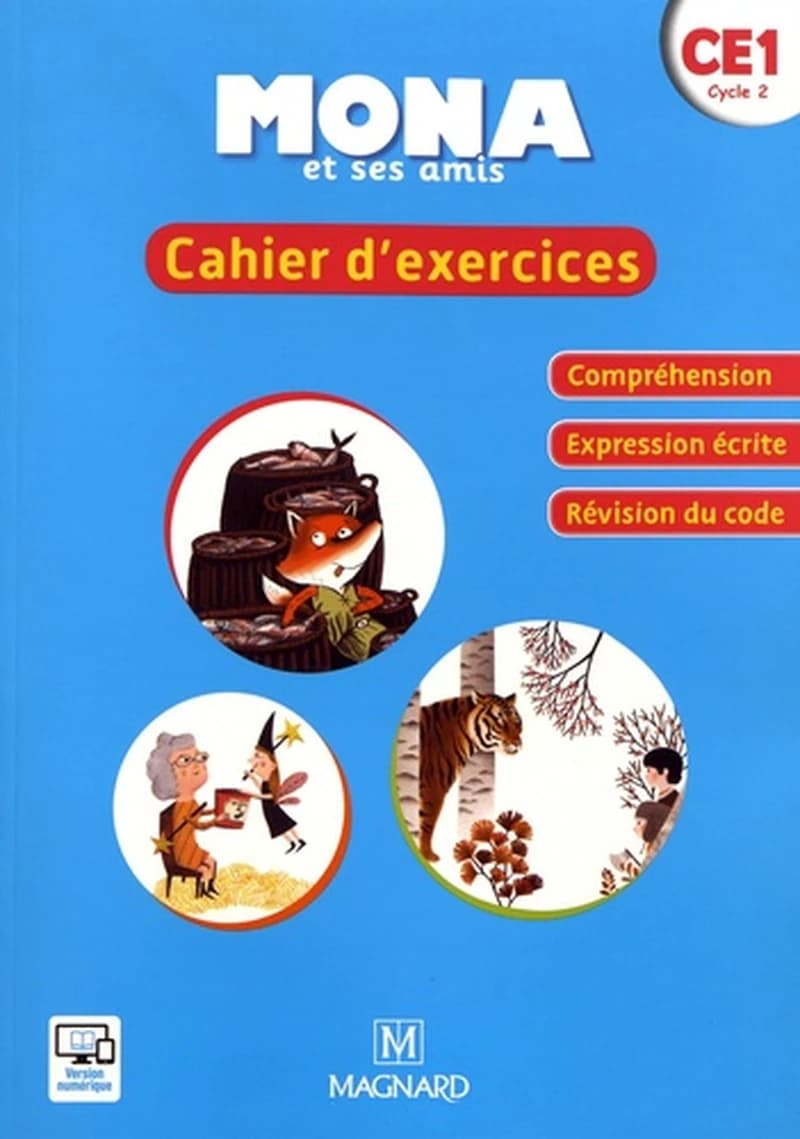 Je lis avec Mona et ses amis : cahier d'exercices ; CE1 (édition 2018)