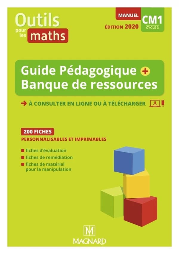 Outils pour les maths : CM1, cycle 3 (Ed. 2020) Sylvie Carle, Sylvie Ginet, Naoielle Ostiz,...