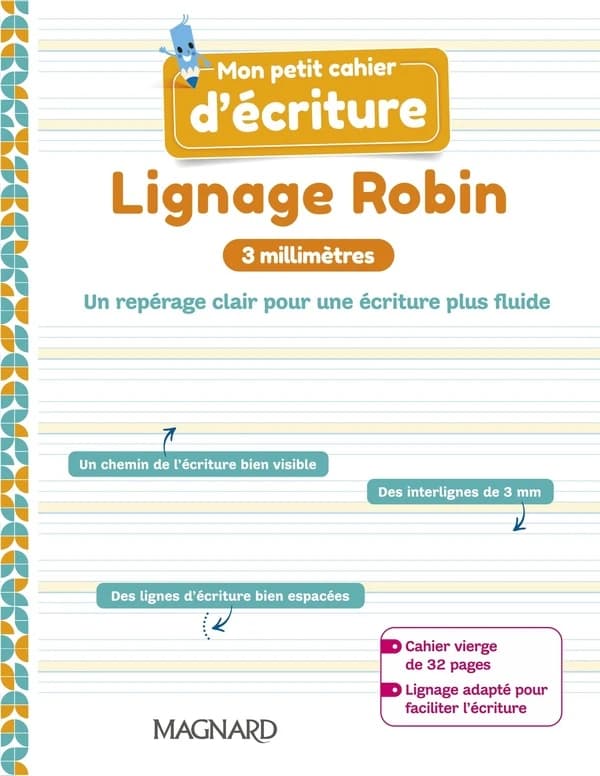 Mon petit cahier d'écriture : Robin GS-CEP ; cahier (édition 2021)