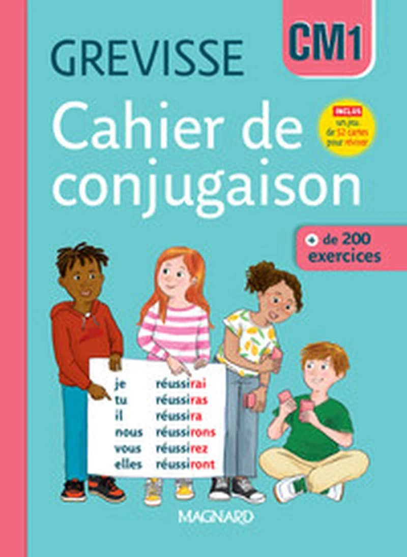 Cahier de conjugaison Grevisse CM1