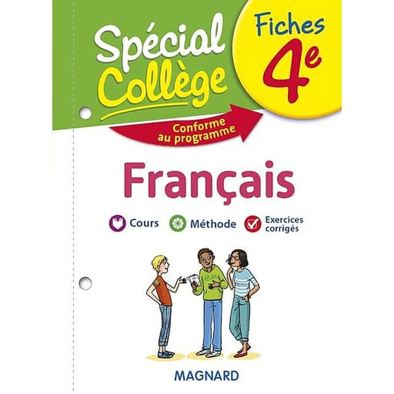 Spécial collège : français ; 4e ; fiches