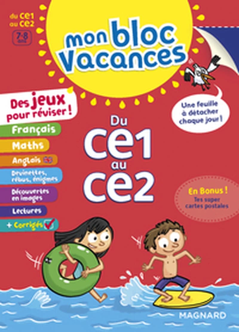 BLOC VACANCES CE1-CE2 (MON)