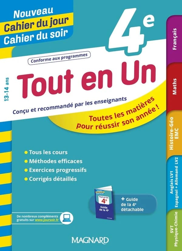 Nouveau cahier du jour