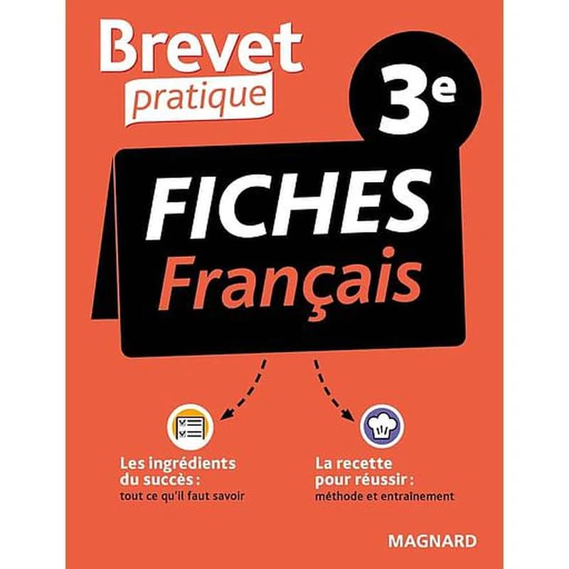 Brevet pratique : fiches français ; 3e