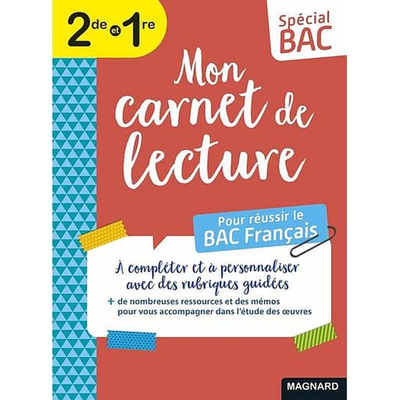 Mon carnet de lecture Français 2de