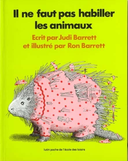 Il ne faut pas habiller les animaux