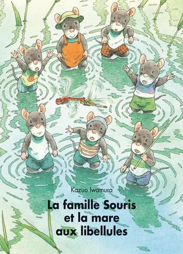 La famille souris et la mare aux libellules