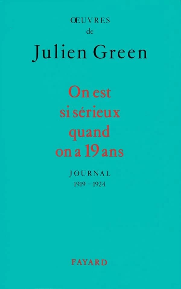 On est si sérieux quand on a 19 ans : 1919-1924