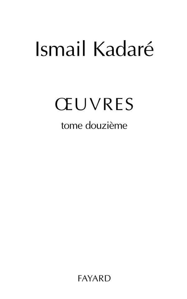 Oeuvres. Tome douzième