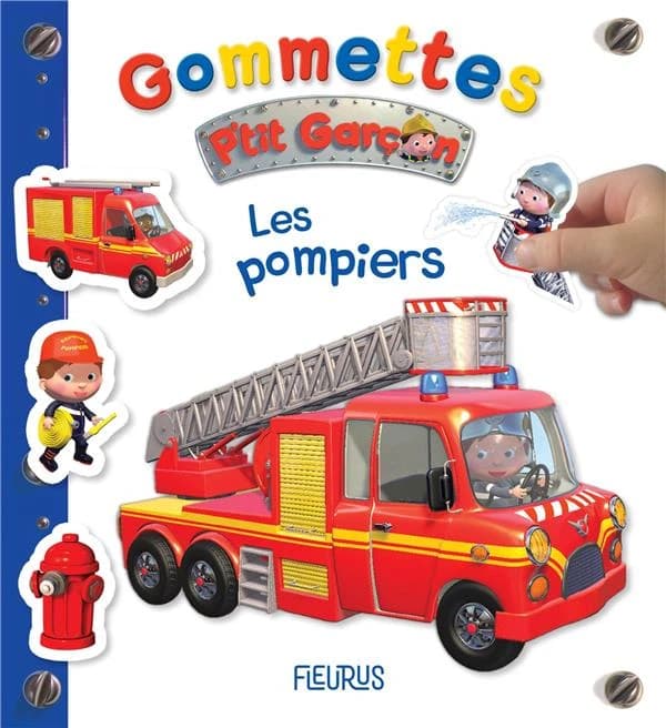 Gommettes : P'tit Garçon : les pompiers