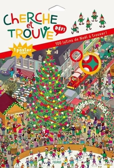 Cherche et trouve : Cherche et trouve : 100 lutins de Noël à trouver