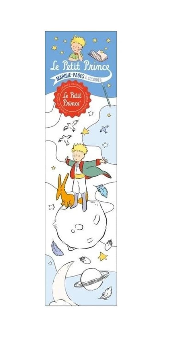 Marque-pages à colorier : Le Petit Prince
