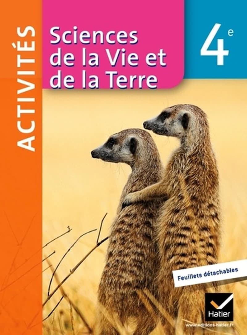 SCIENCE DE LA VIE ET DE LA TERRE 4 EME - FICHER D'ACTIVITES