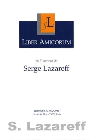 Liber amicorum en l'honneur de Serge Lazareff