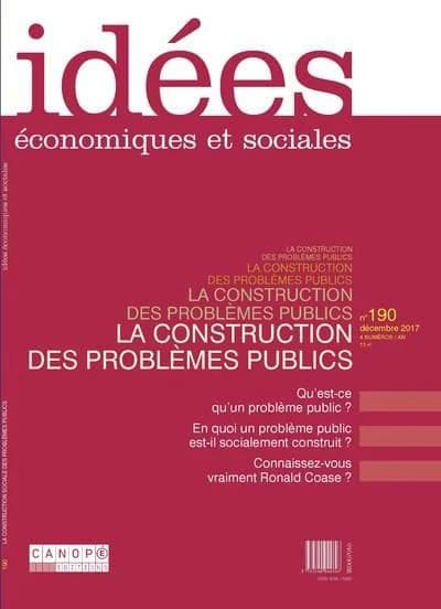 Idées économiques et sociales n.190 : la construction des problèmes publics