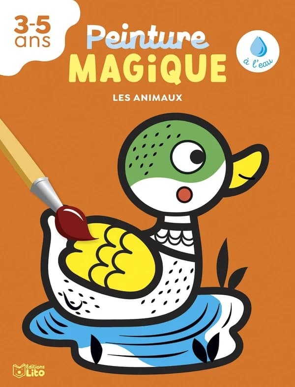 Peinture magique à l'eau : Les animaux