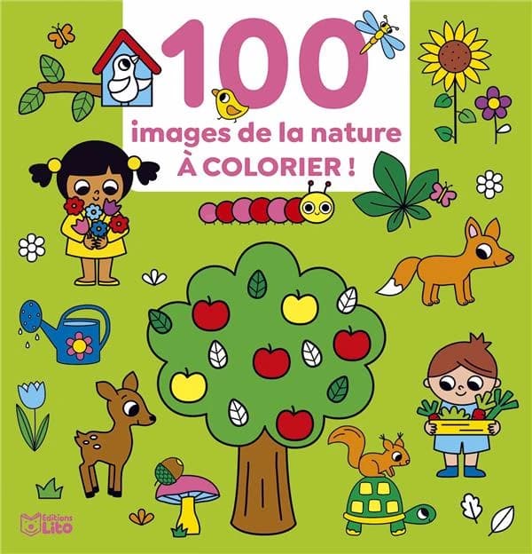 100 images de la nature à colorier !