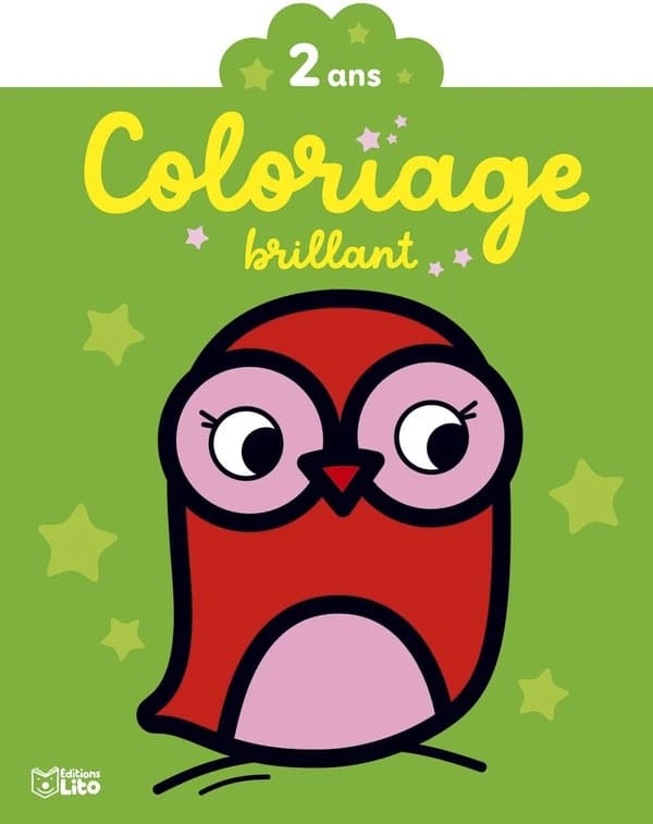 Coloriage brillant : Le hibou