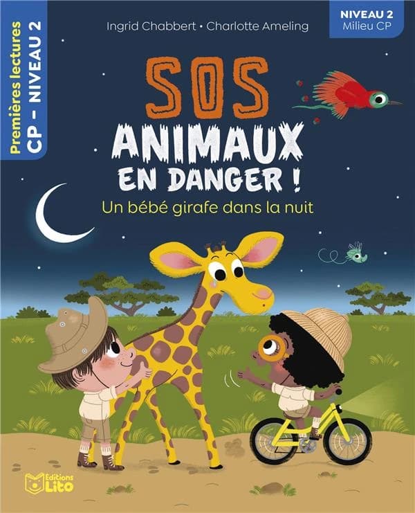 Un bébé girafe dans la nuit : SOS animaux en danger !