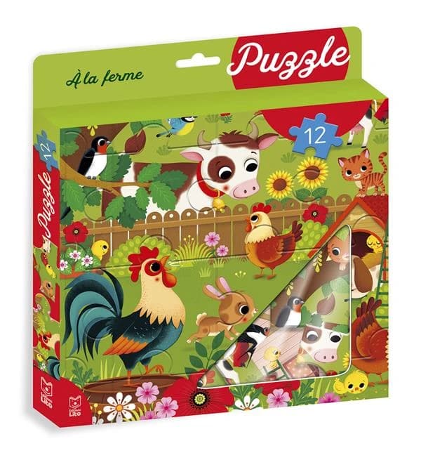 Ma boîte à puzzle : À la ferme