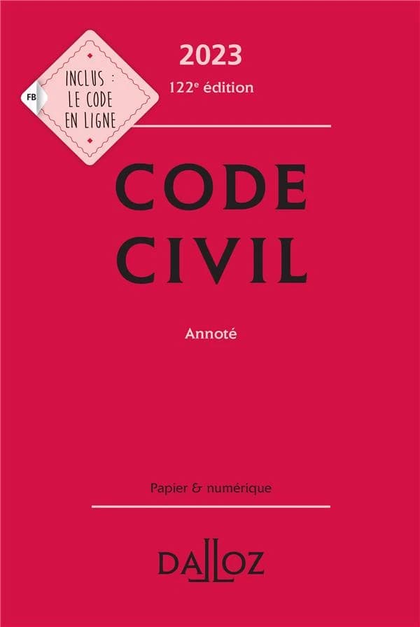 Code civil : annoté (122e éd., 2023)