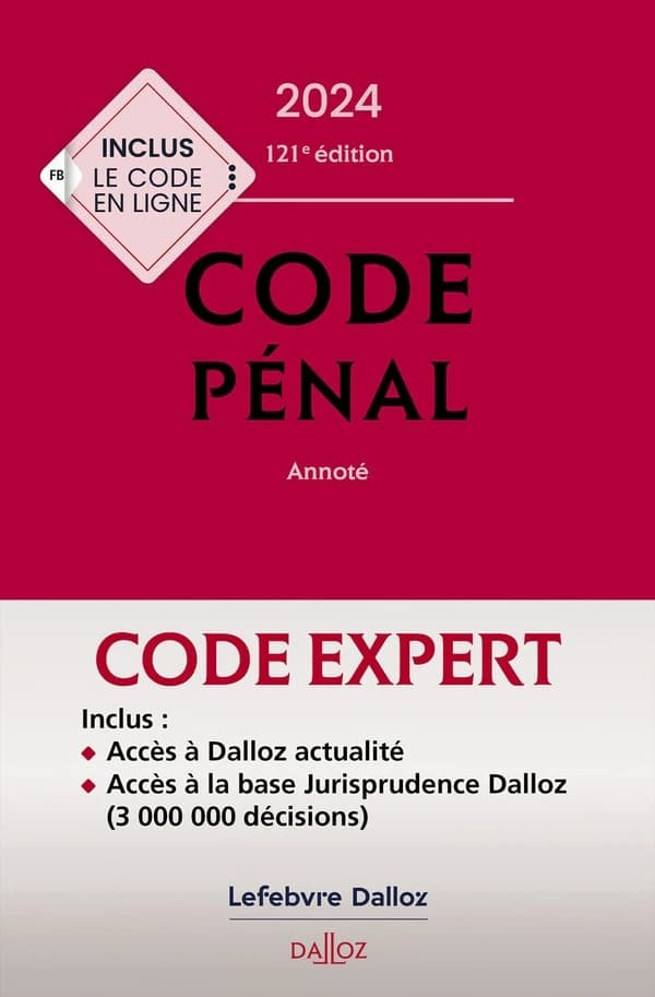 Codes pénal et procédure pénale (édition 2024)