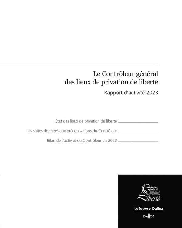 Le contrôleur général des lieux de privation de liberté : Rapport d'activité 2023
