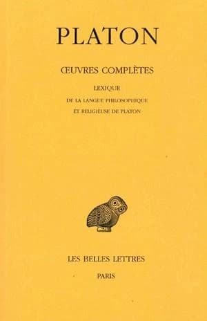 Lexique de la langue philosophique et religieuse de Platon (3e tirage) Edouard des Places,...