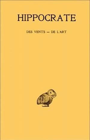Des vents ; De l'art