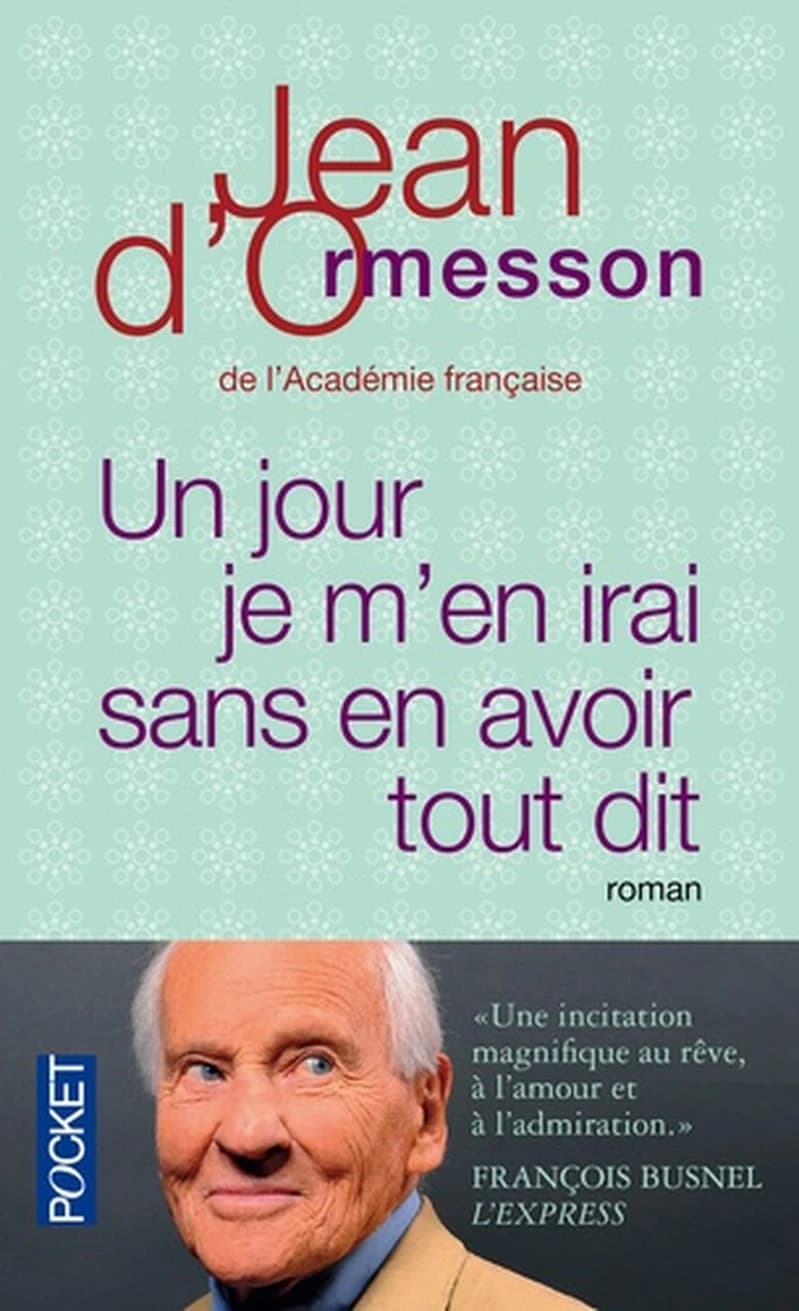 Un jour je m'en irai sans en avoir tout dit : roman