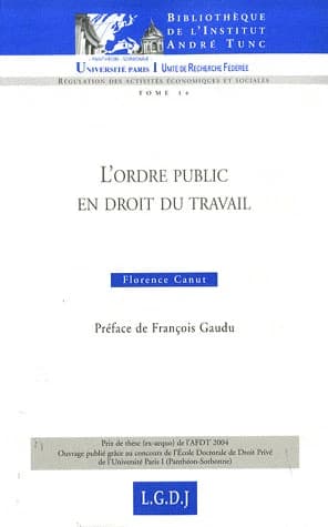 L'ordre public en droit du travail