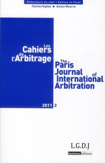 Les cahiers de l'arbitrage n.2