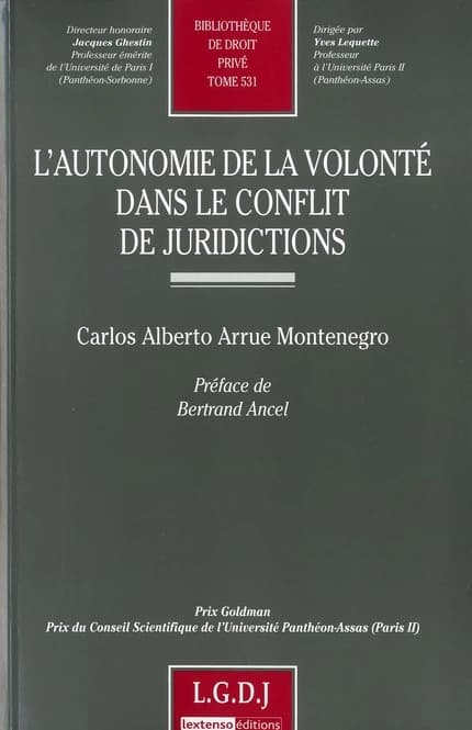 L'autonomie de la volonté dans le conflit de juridictions