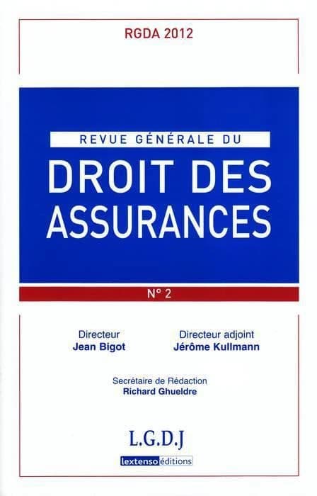 Revue generale de droit des assurances n 2