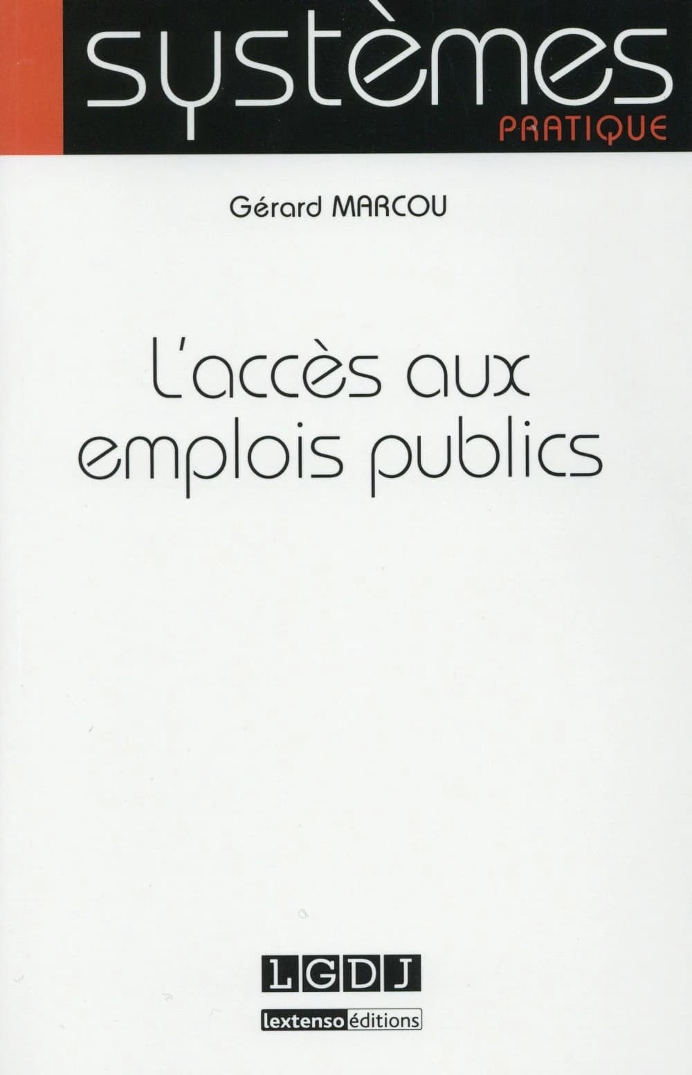 L'accès aux emplois publics