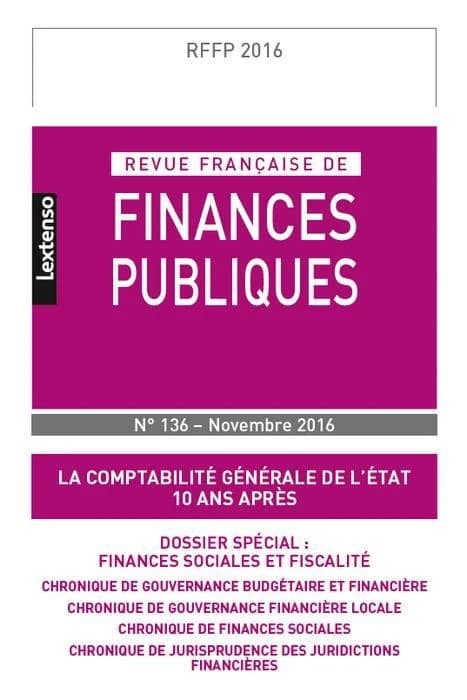 Revue française de finances publiques n.136 : la comptabilité générale de l'Etat 10 ans après