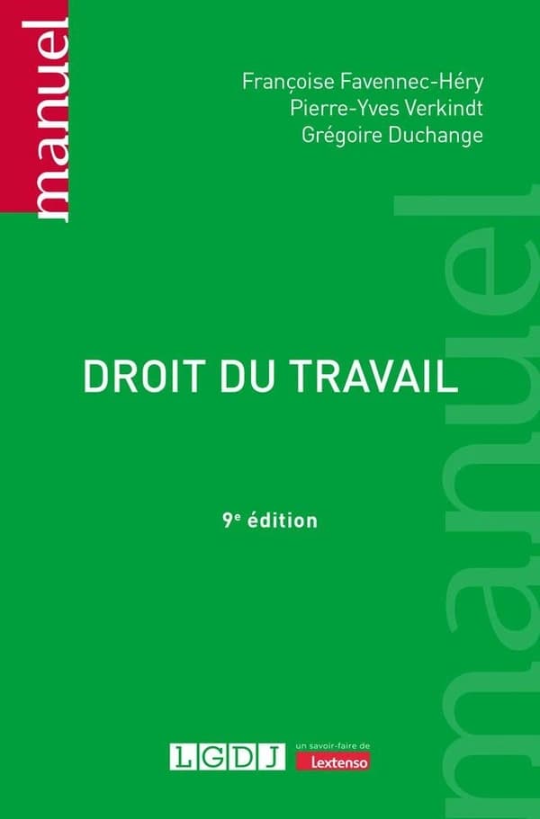 Droit du travail (9e éd.) Françoise Favennec-Héry,... Pierre-Yves Verkindt,... ; avec la contribution de Grégoire Duchange,...