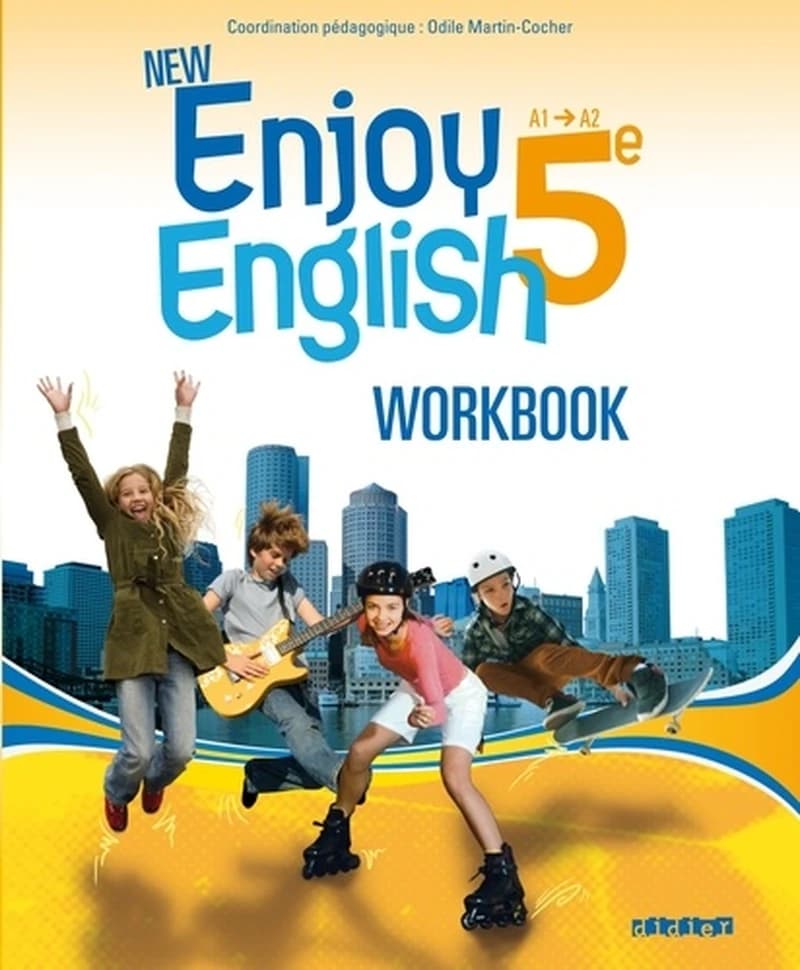 New enjoy english : anglais ; 5ème ; workbook (édition 2012)