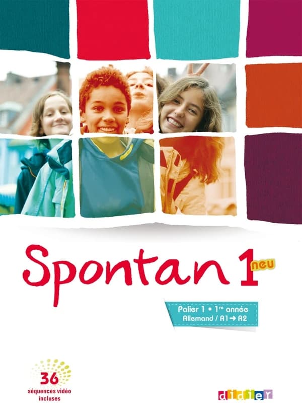 SPONTAN 1 neu : Allemand ; 1re année ; A1>A2