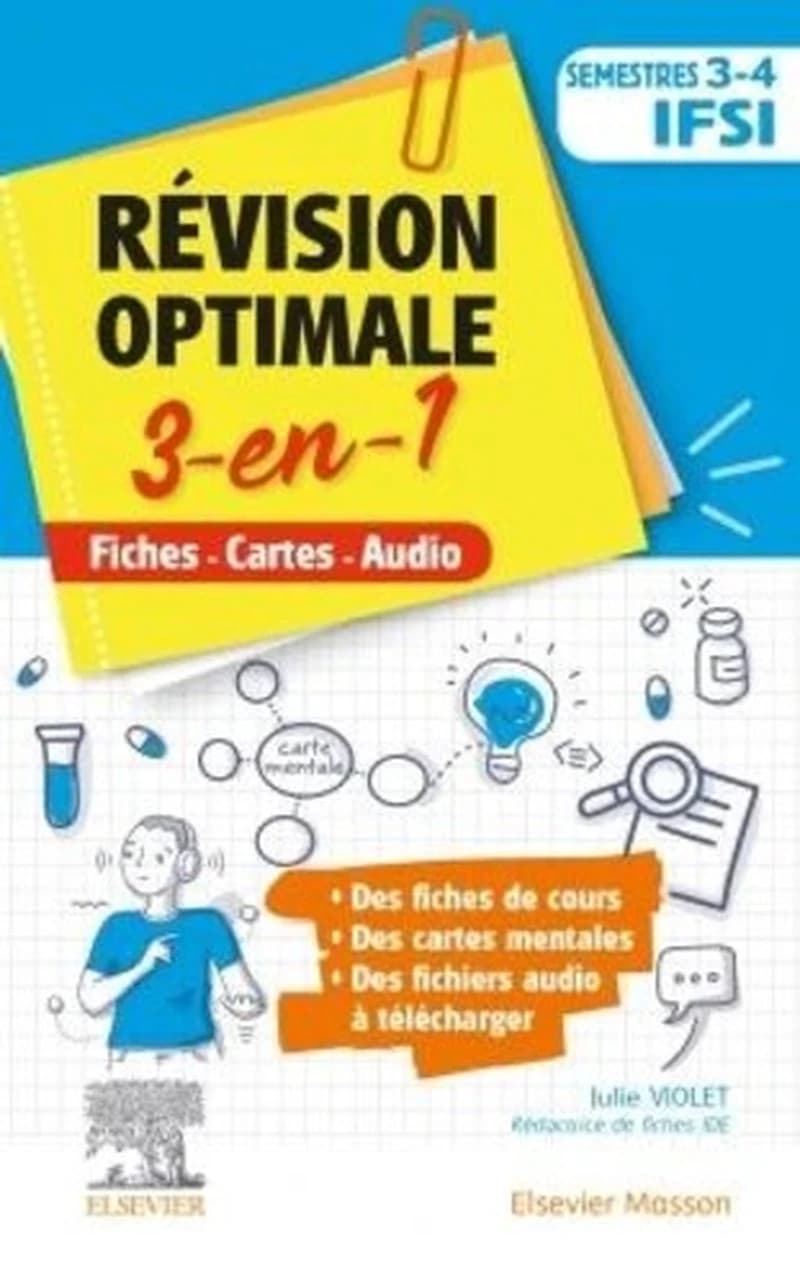Révision optimale 3-en-1 : semestres 3 et 4 IFSI