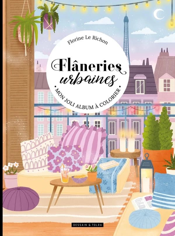Flâneries urbaines : Mon joli album à colorier